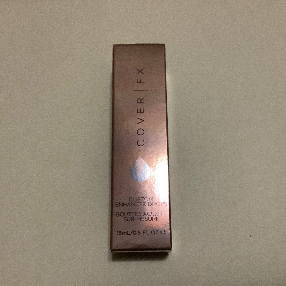 Cover FX Custom Enhancer Drops 15 ml Blossom Highlighter BNIB